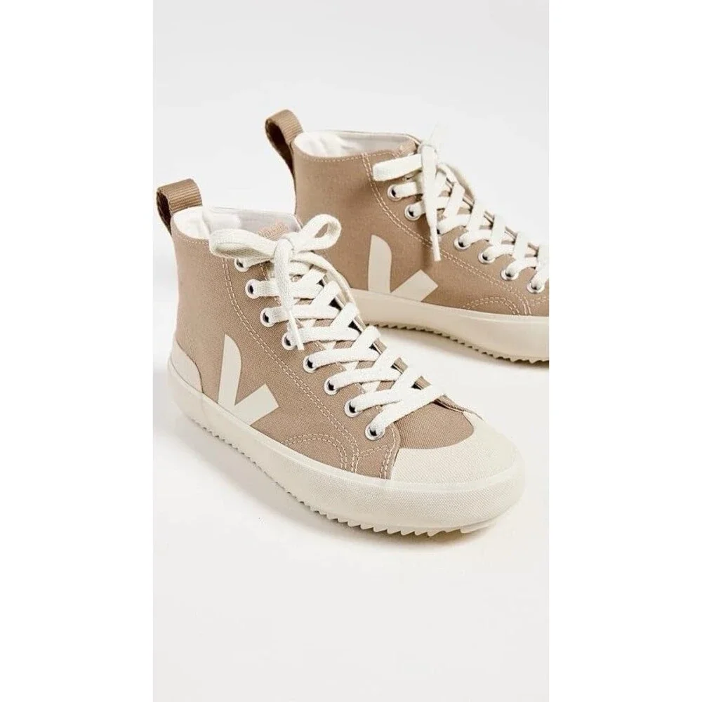 Veja Women's Natural Nova High-Top Sneakers Dune/Pierre Colorway Size 7